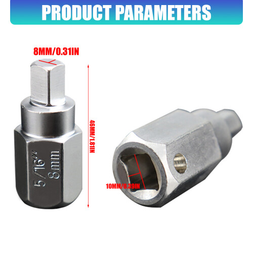 High Torque Oil Drain Plug Key 8mm 5/16 For Efficient Engine Maintenance Work 2