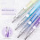 0.5MM Fine Point Retractable Gel Pen with Comfortable Grip for Note Taking Purplepolemodel 7