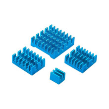 For Raspberry Pi 5 Heatsink CPU Fitting Design with Adhesive Backing Chip Thermal Conductivity Cooling Heat Sink Set,B