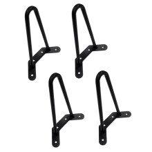 4PCS Metal Hairpin Leg Coffee Table Leg 250MM Iron Desk Leg End Coffee Table Leg U-Shaped Table Leg Support Racks Stand