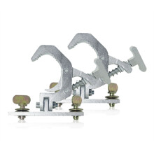 Aluminium-Faltklemmhaken für BüHnenlicht, Zusammenklappbarer HäNgehaken, Belastung 150 Kg, 42-61 mm Traversenrohr, 230 W, 7R/200 W, 5R Strahllicht