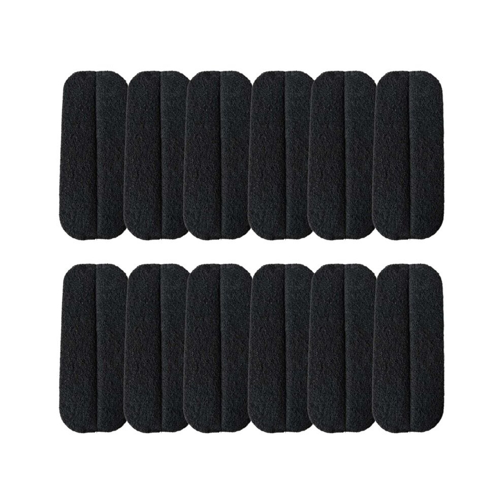 Tlily 12Pcs Ceiling Fan Filter Activated Coconut Shells Carbon Air Filters Self-Adhesive Ceiling Fan Blade Top Keeps Air Fresh