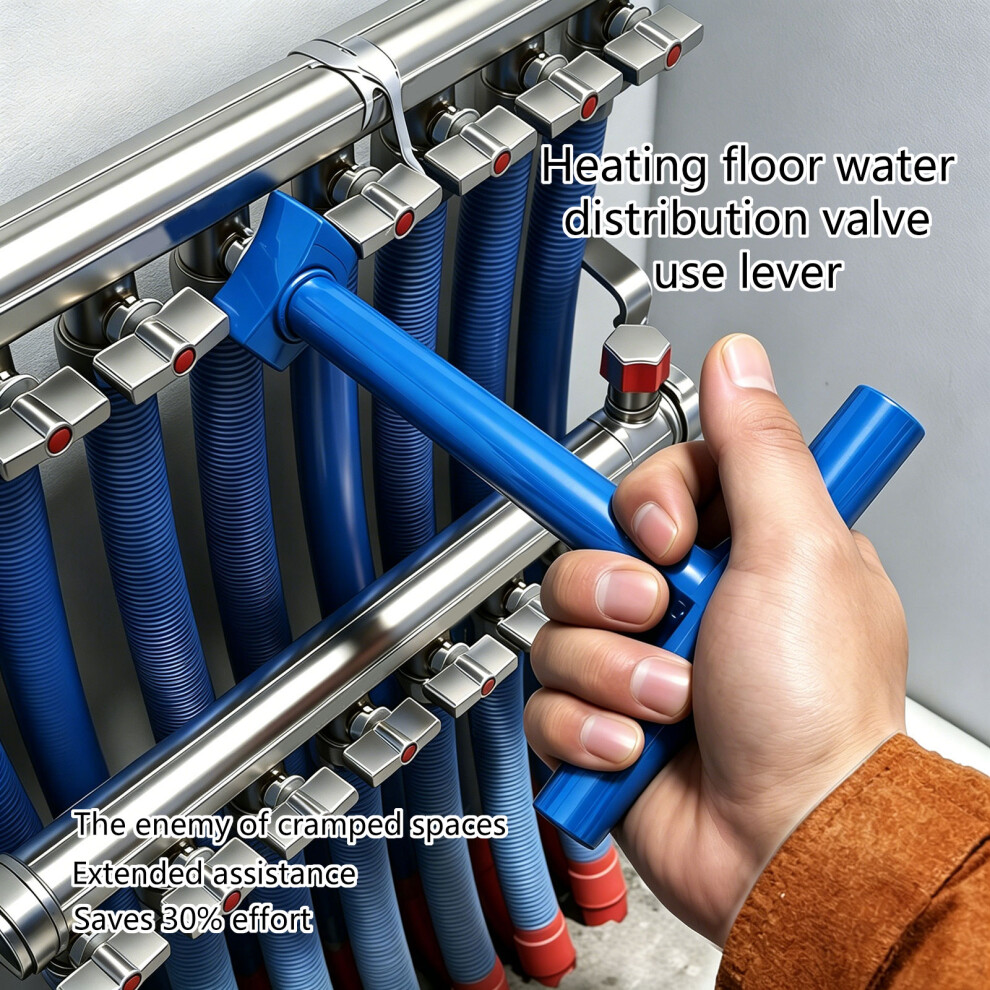 Quick Adjustment Underfloor Heating Splitters Valves T-Handle Wrench 21Mm 30Cm 7754004576780