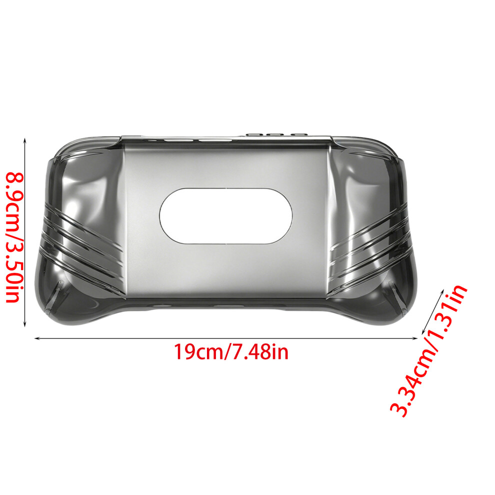 Console Shell Housing For Miniloong Pocket 1 Shockproof Clear Protector Case Black 7695001066150