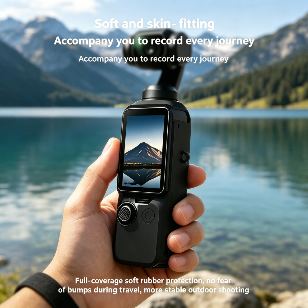Silicone Protective Case For Pocket 4 Waterproof Protective Cover Camera Color Black 7695001055680