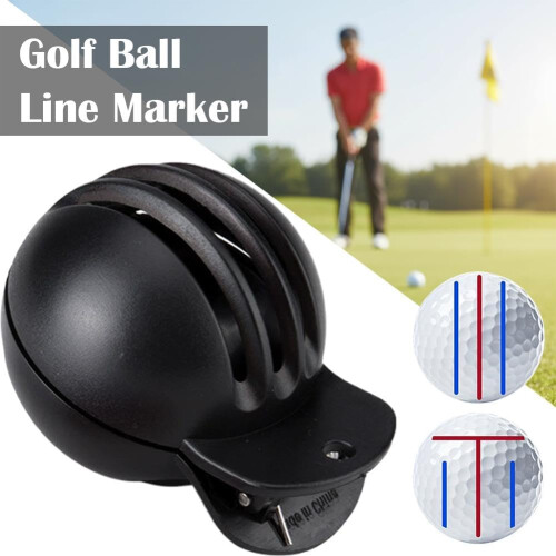 (Double-sided scriber, One Size) Golf Ball Line Marker, Alignment Kit, Fast-Drying 2