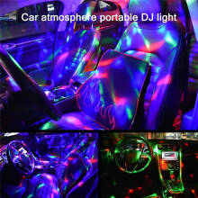 Disco Light, Voice Control Disco Party Lights Stage Lighting Effect DJ Strobe for Parties Birthday Club-A