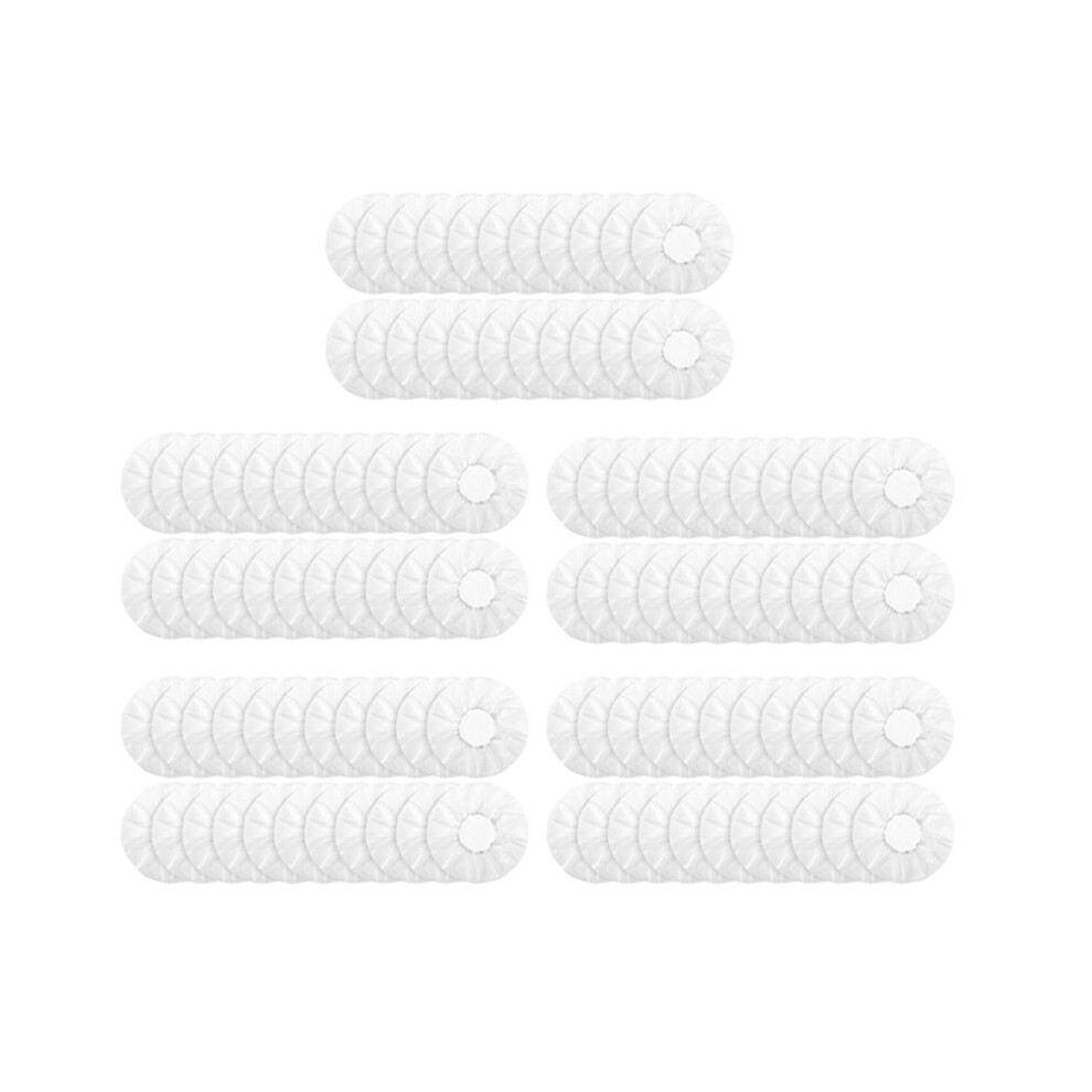 100Pcs/Set Gaming Cafe Disposable Headset Cover Non-Woven Headband Dustproof Sweatproof Headset Cover, White 6032475613236
