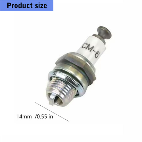 CM6 Spark Plugs with 14Mm Hex Thread Rapid Heat Dissipation Technology for DIY 2