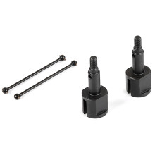2 Pair for 1/8 HPI Racing Savage XL FLUX Rovan Rofun TORLAND BRUSHLESS TRUCK Rc Car Toys, Dog Bone Shaft & Drive Shaft