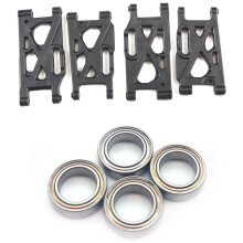 Front and Rear Swing Arm Set Part with 144001-1297 Bearing for 144001 1/14 4WD RC Car Parts