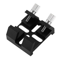 Telescope Finderscope Mount Dovetail Slot Plate Finderscope Bracket Astronomical Telescope Accessories,Black