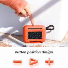 Silicone Case Skin For GO 5 Portable Speaker Lightweight Protective Shell Pink