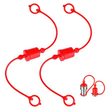 ISO-B 1/4 Hydraulischer Schnellkupplungs-Staubschutzkappe und Weiblicher Steckerabdeckung, Passend für Hydraulische Schnellkupplungskupplungen