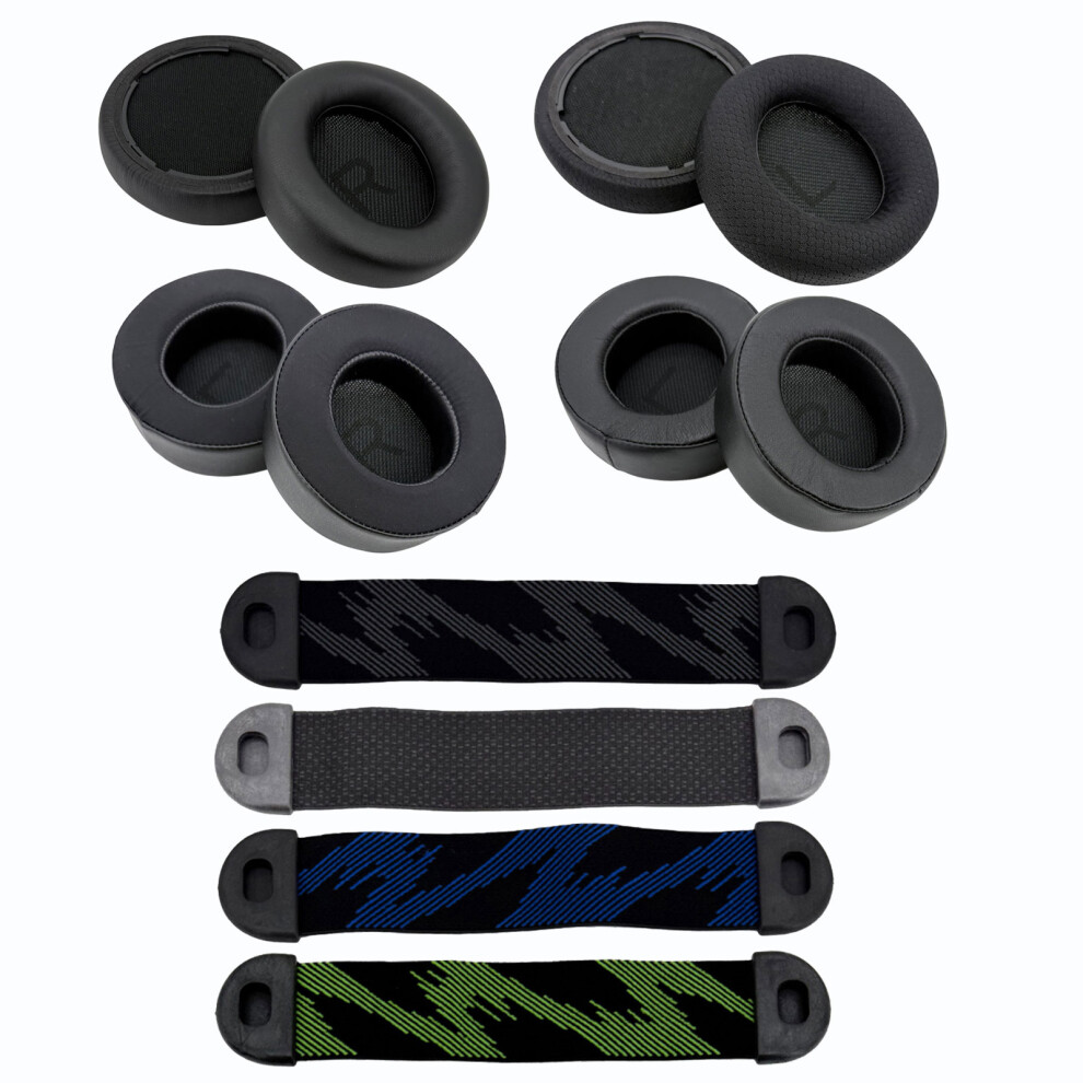 Replacement Earpads Ear Pads Sponge Cushions Headband For Aw520h Aw720h Headband Black 7695001106764