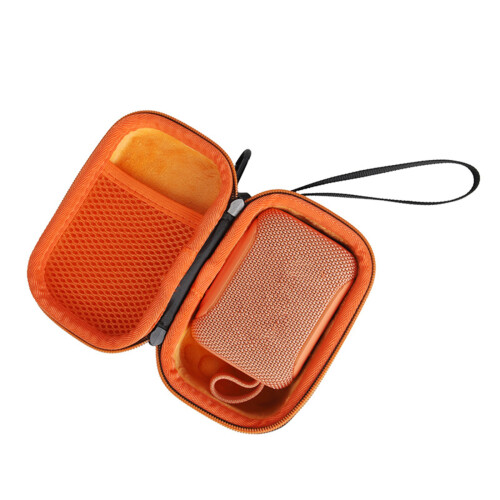 Compactly Carrying Pouch For GO 5 Speaker Case Shockproof And Lightweight Interior gray