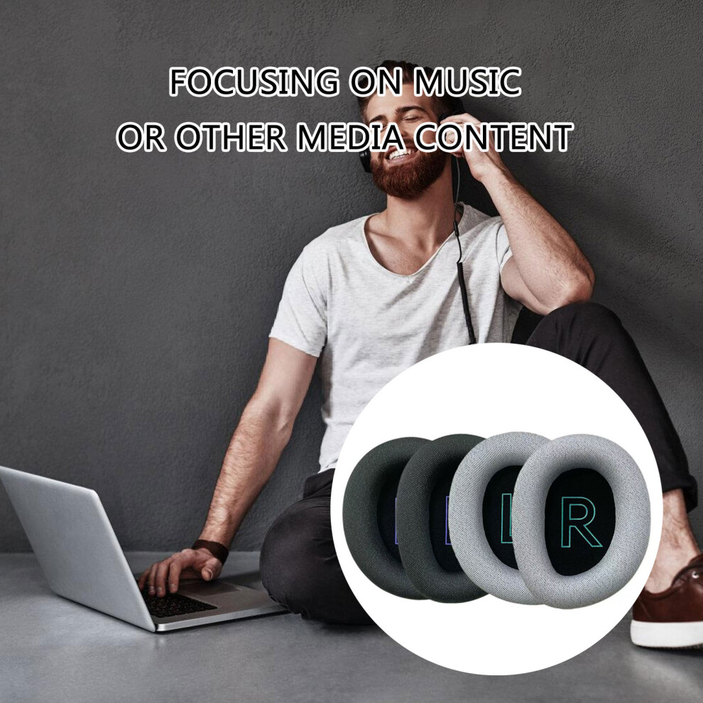 Soft Memory Foam Earmuffs For G522 Headphones Earpads Sponge Ear Cover Gray 7695001092708