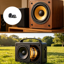 4Inch External Magnetic Bass Speaker 30W With Low Distortions 1 pack