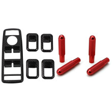 5x Door Window Cover for W204 & 4Pcs Bolt- Replace Door Lock Knobs for (W117 C117 X156)