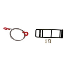 1/10 RC Car Crawler Steel Tow Rope and Hooks Metal Straight Ladder Stairs for -4 RC4WD D90 D110 1/10 RC Car