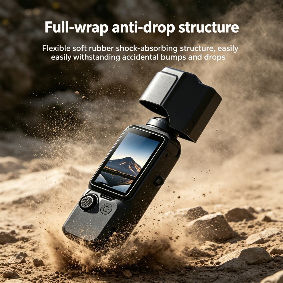 Silicone Protective Case For Pocket 4 Waterproof Protective Cover Camera Color Green 7695001055697
