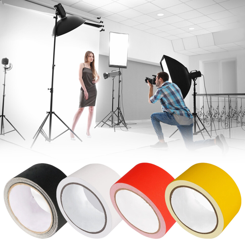 50Mmx10m Professional Matte Gaffer Tape Photography Stage Floor Weatherproof Red 7695001092661