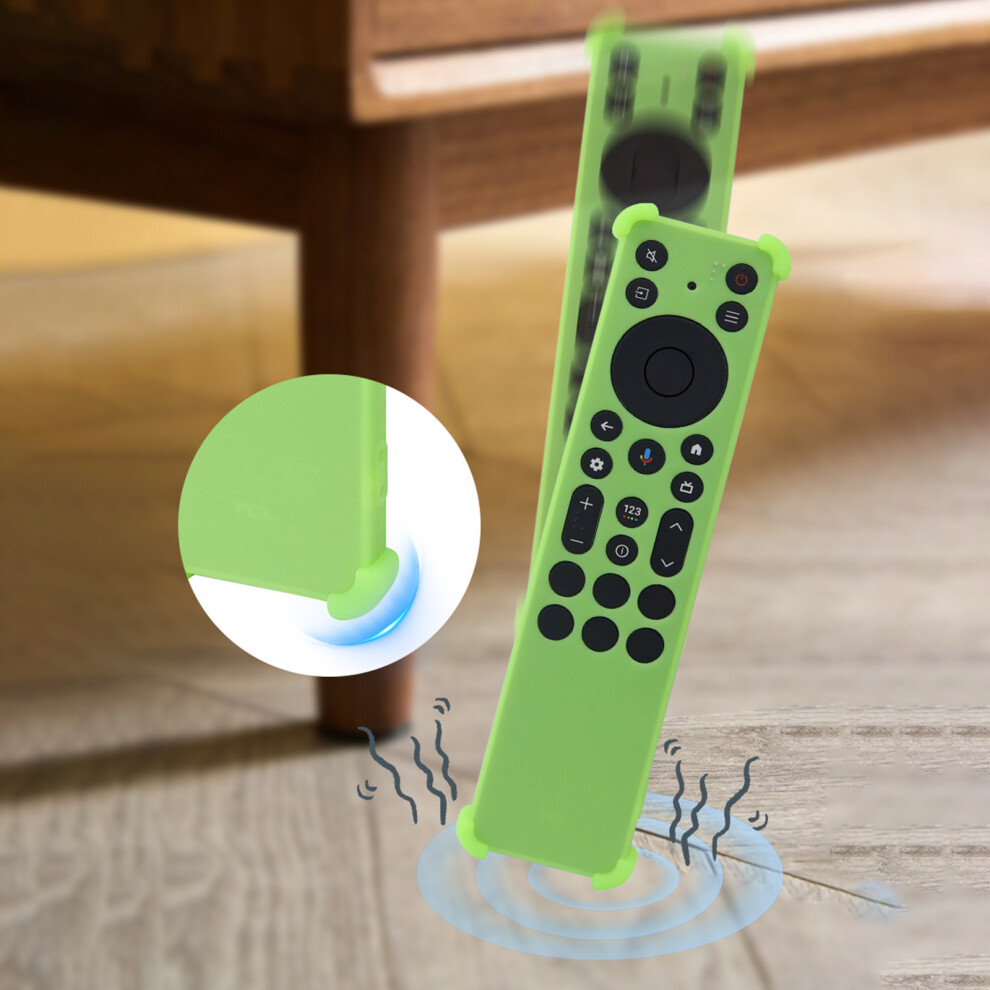 Antidrop Silicone Sleeve For Rc923a/Rc813a Controllers Precise Cutouts Glowing Green 7695001080606