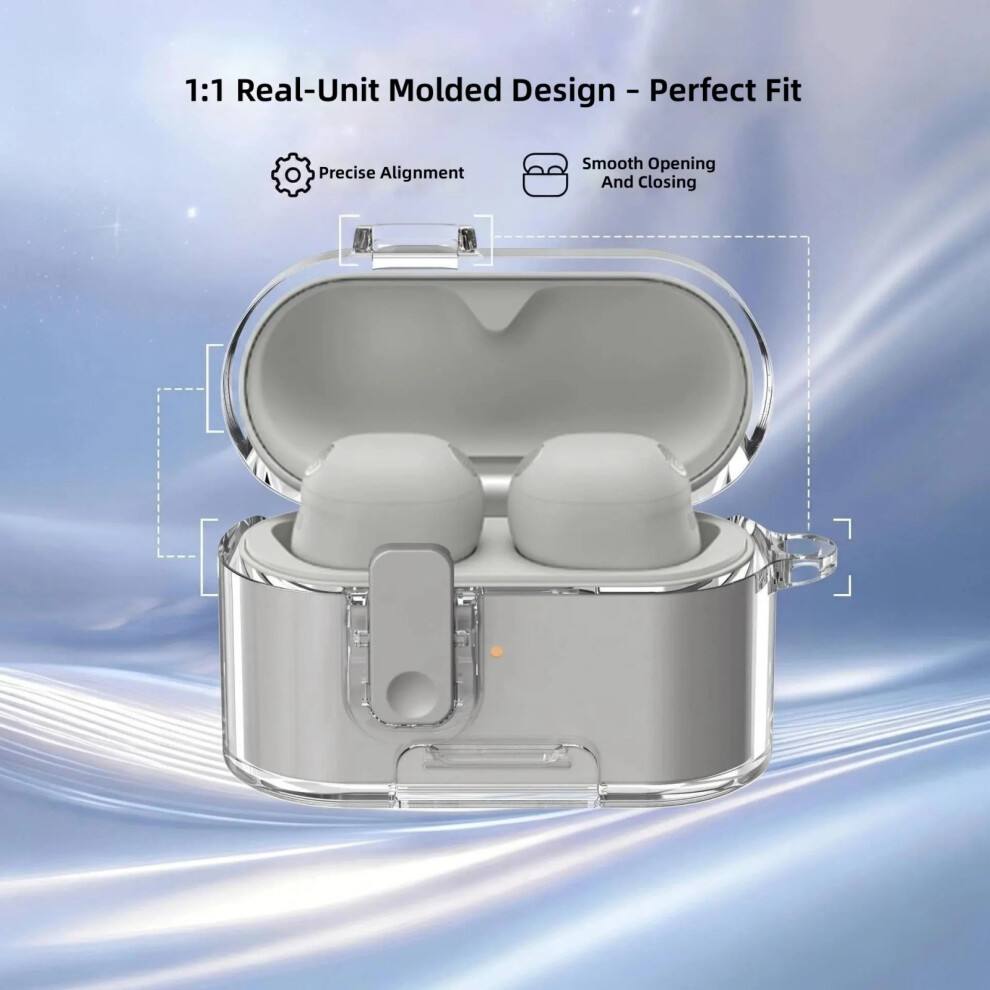 Impact Resistant Tpu Case For Wf-1000Xm6 Earbud Offers Scratch Prevention Gray 7695001049924