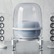 Aluminum Alloy Base for Studio 3/4/5 Speaker Enhances Bass Performances Black