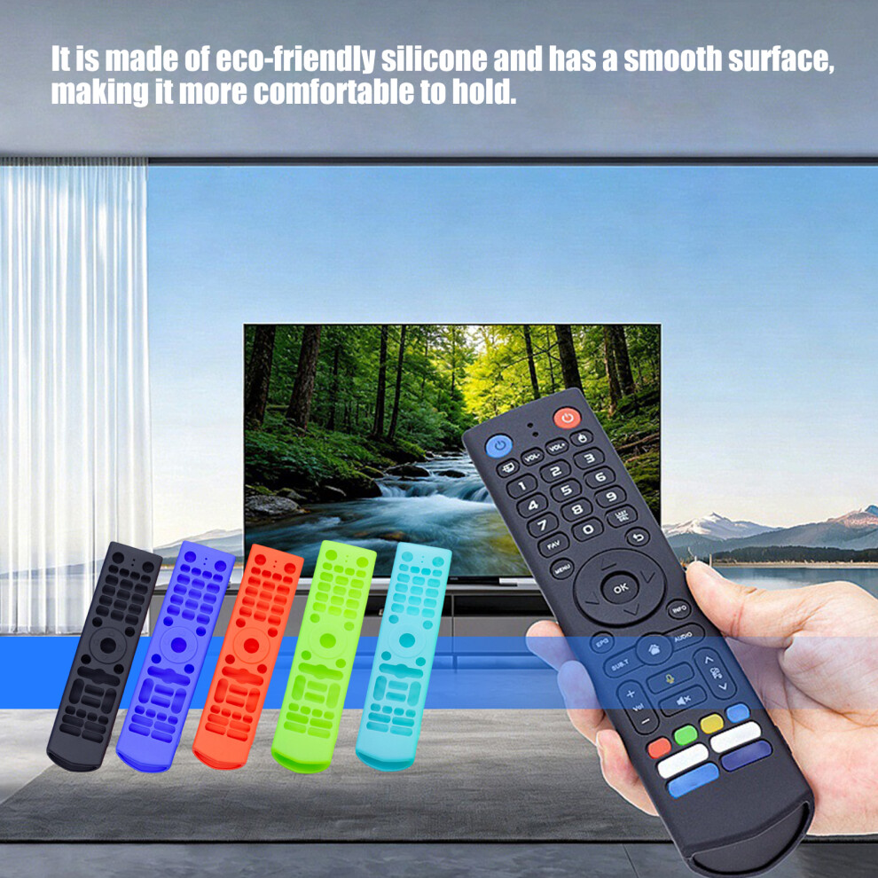 Slim Fit Silicone Remote Skin Antiscratch Easy Install Cover For Vseebox Light/Blue 7695001071727