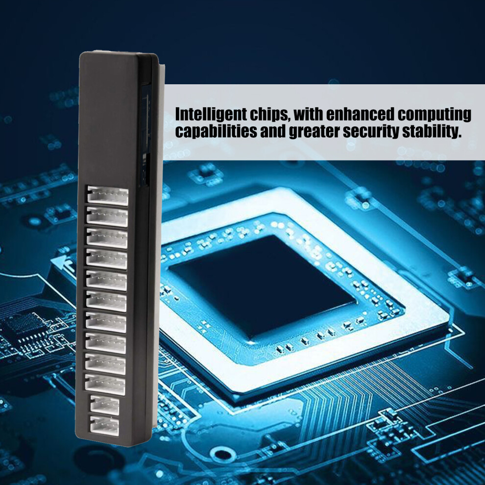 Multiple Fan Controller Adapter With 6Pin Interfaces Toolless Setups For Ordinary Model 7695001050074