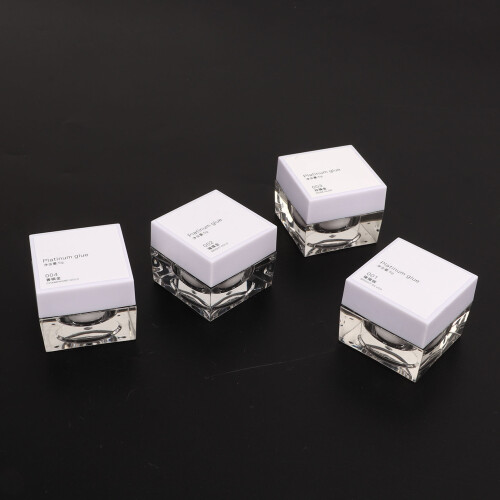 Platin Glitzer Nagelgel 4 Farben Kolloid