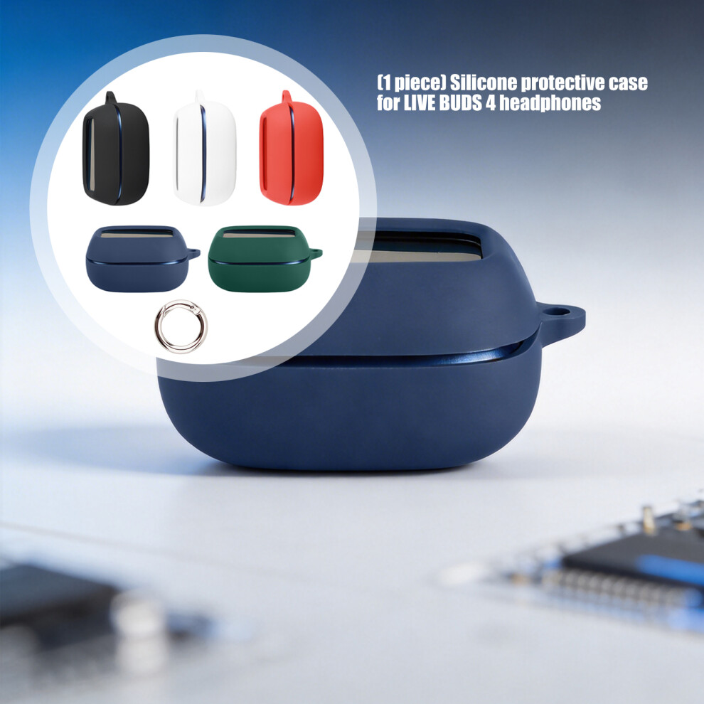 Shockproof Headphone Cover Dustproof Washable Housing Waterproof For Live Buds 4 Black 7695001085625