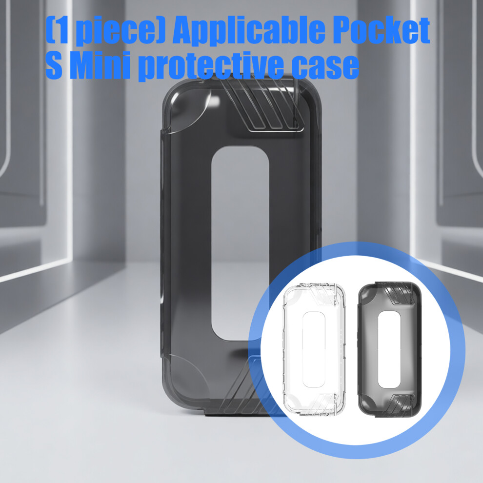 Cover Case Scratchproof Housing Handheld Console Shell For Pocket S Mini Transparent Black 7695001091695