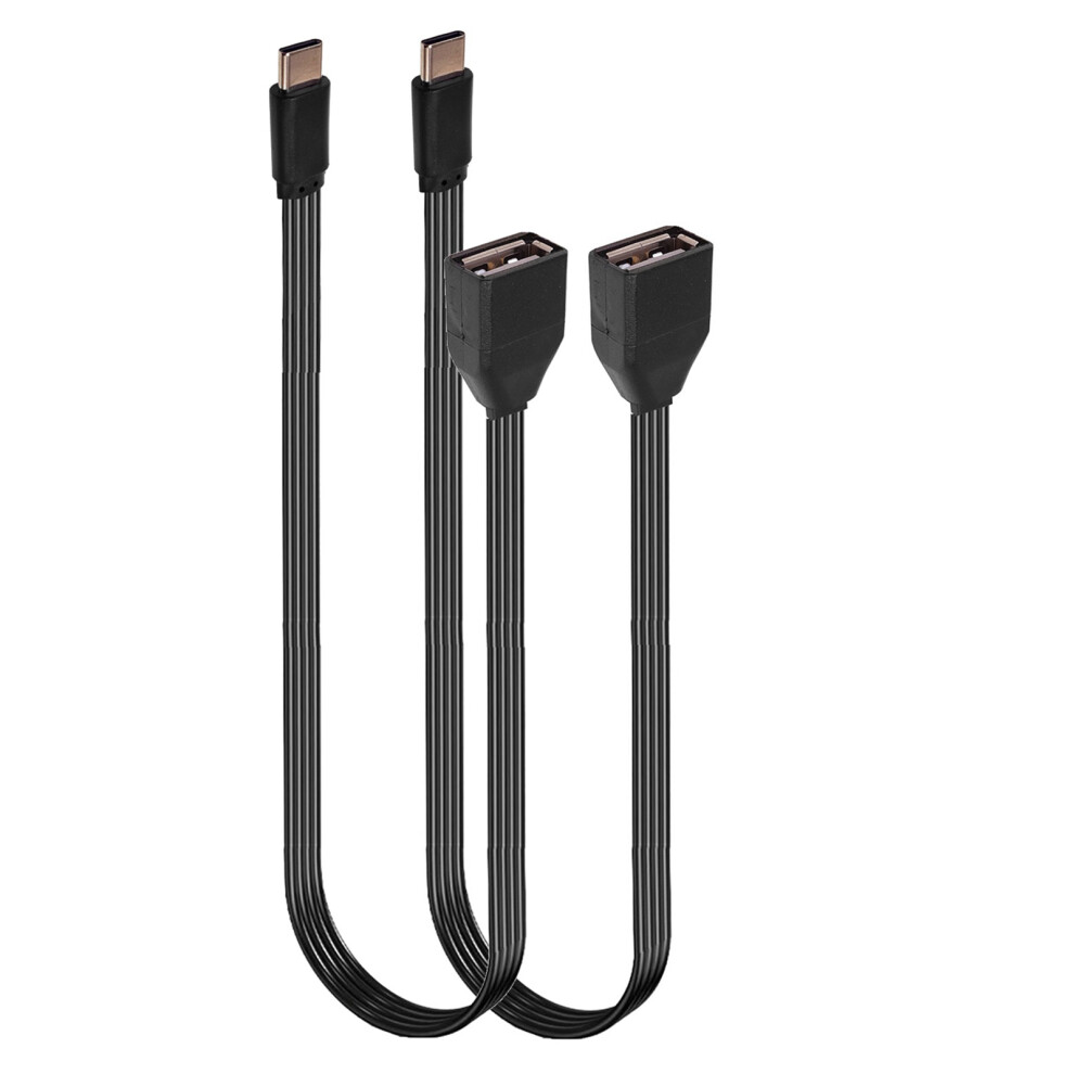 Straight Head/90 Degree Bend Usb Type C Male To Usb Female Adapter Otg Cable 5Cm Up 7695001142113