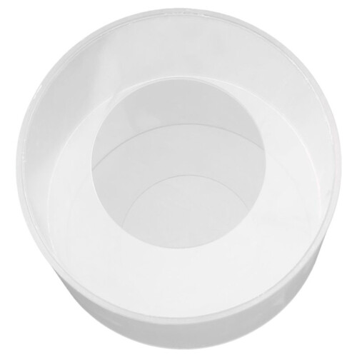 2Pc Round Acrylic Cake Display Board Cake  Smoother Scraper Cake Tray DIY Round Decor Cake Refillable Board(A) 2