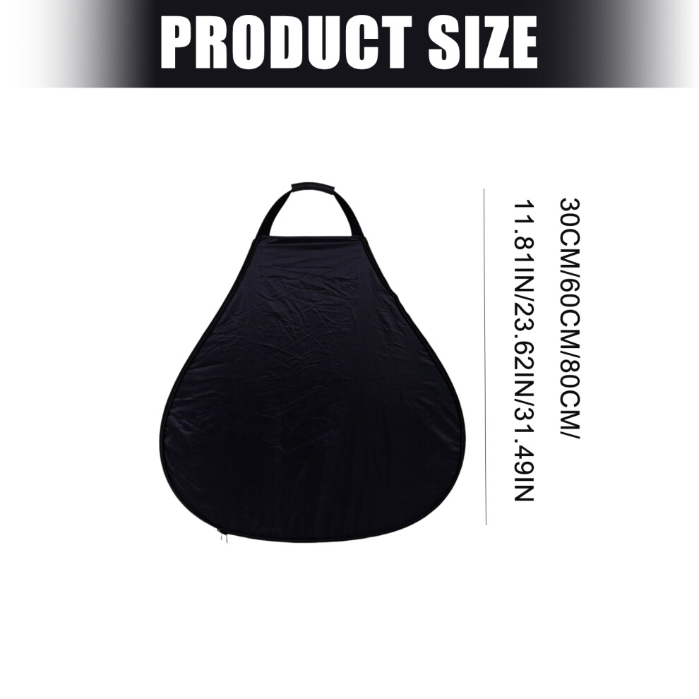 30Cm/60Cm/80Cm Professional Triangle Photography Reflector Foldable 30Cm Light 7695001146180