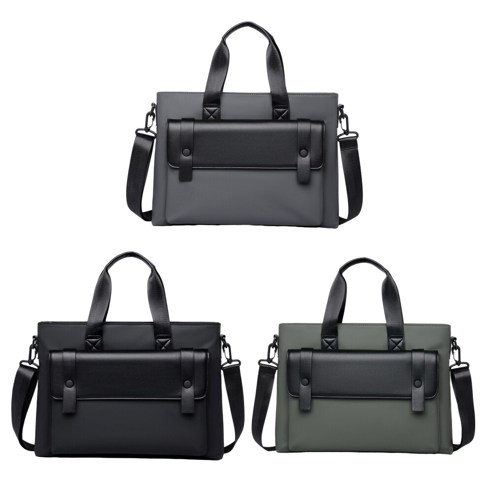 Large Capacity Laptop Bag For 14Inch Notebook With Multiple Compartments Green 7695001084949