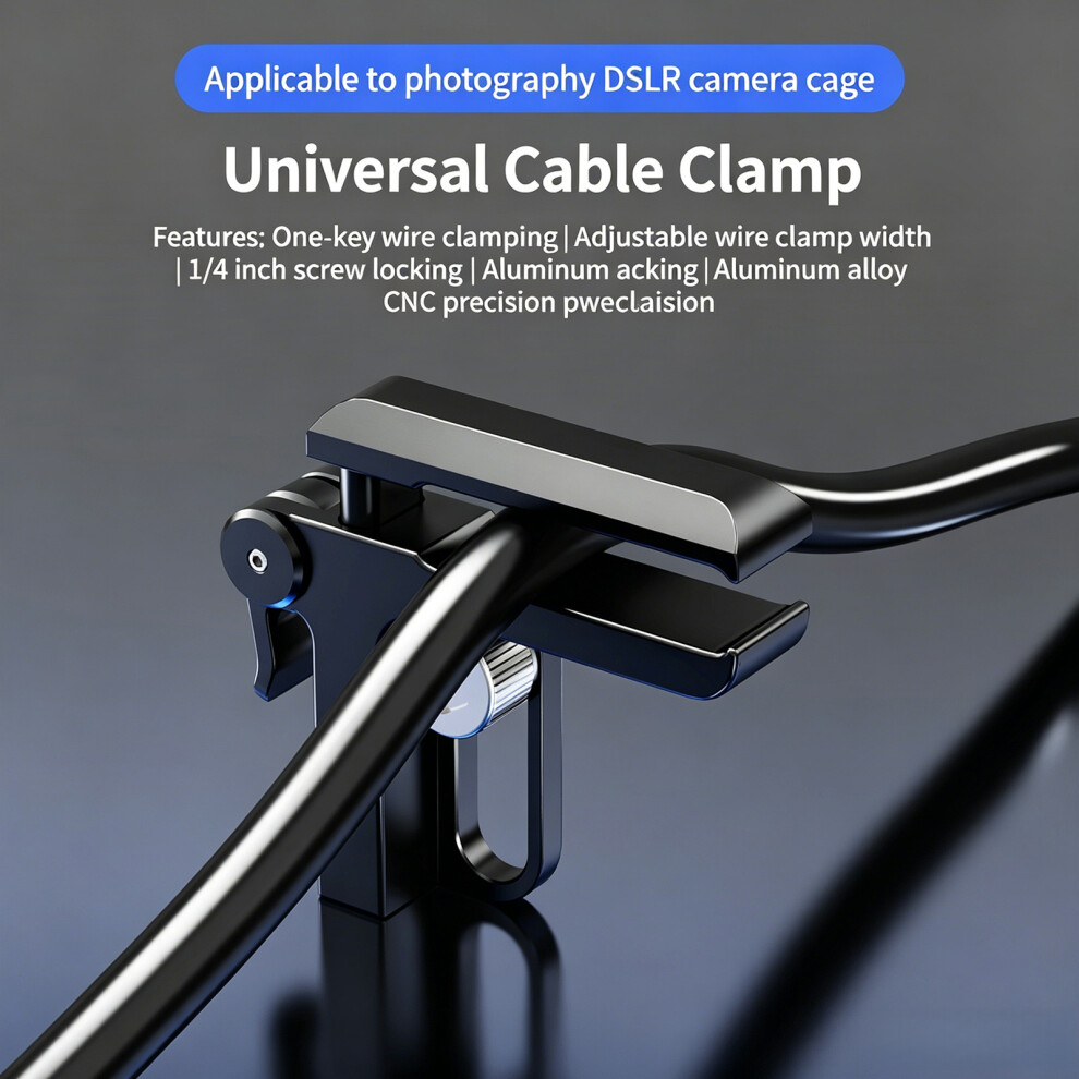 Universal Dslr Camera Cable Clamp Not Entangle Wire Organiser For Photography Use 7695001050265