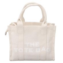 Beige Canvas Schultertasche mit Fassungsvermögen 323225cm