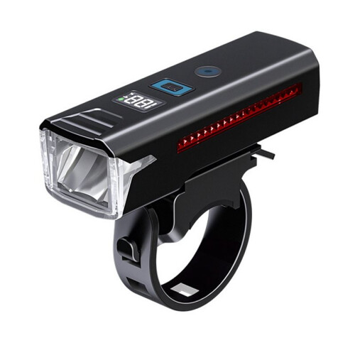 Phare de Vélo Intelligent, Étanche et Rechargeable, Rouge