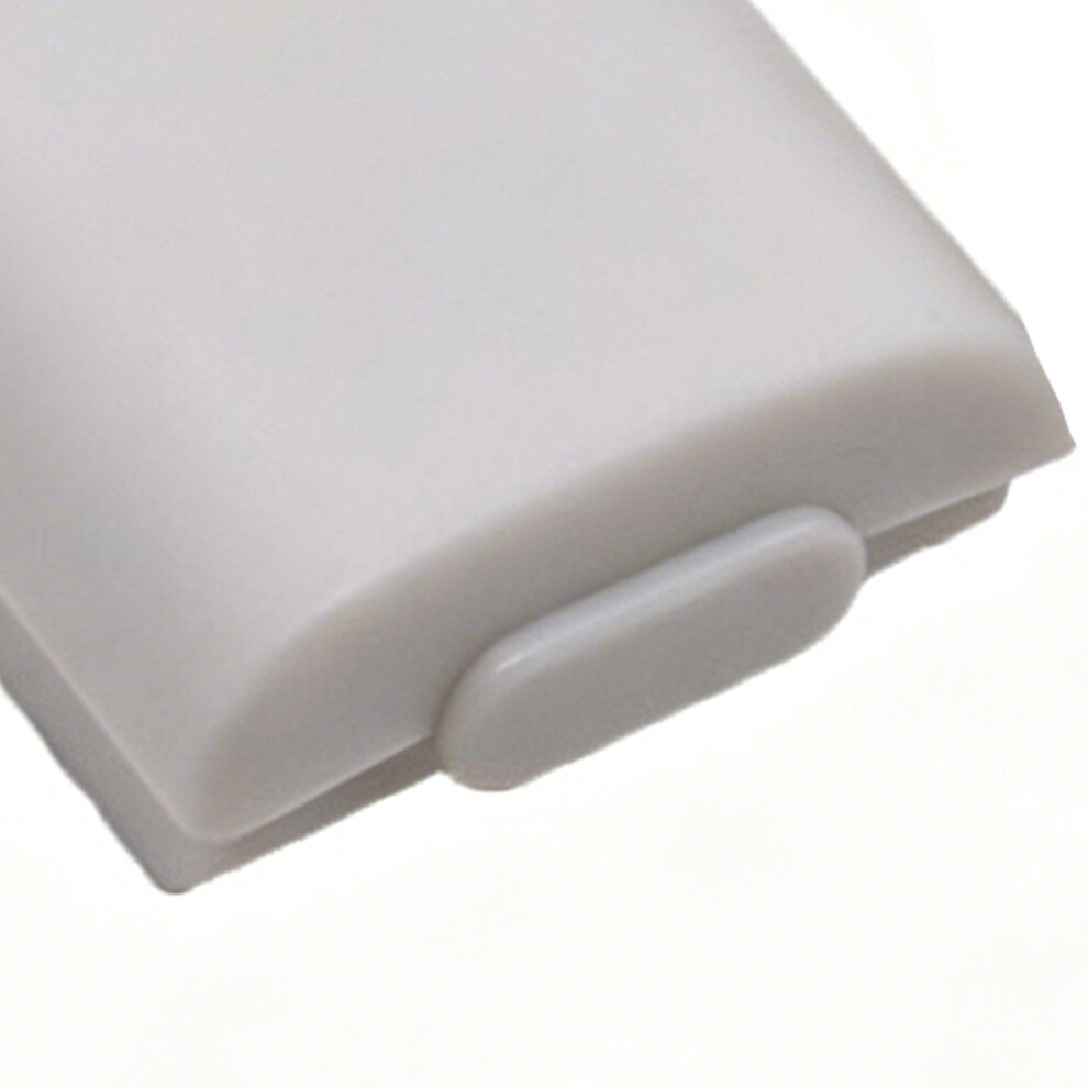 Abs Battery Back Cover For Selected Game Controller Antislip And Shockproof White 7695001050708