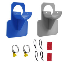 2 Supports de Fixation pour Tuyaux de Piscine Hors , Accessoires pour Tuyaux de Piscine, avec Collier de Serrage pour Câble
