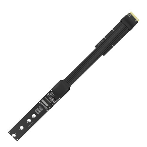 Câble D'Extension SSD M.2 NVMe PCIe 4.0 X4, Carte D'Extension à Clé M