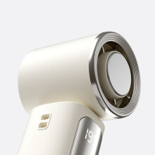 Handheld Cooling Fan Featuring 90 Degree Foldable Design And Superconductor Iced White