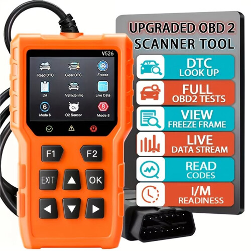 V526 Professionele OBD2-Scanner voor Het Uitlezen van Diagnosecodes van Automotorsystemen 1