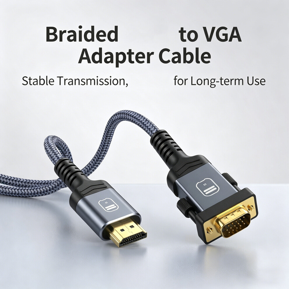 Not Need Driver Hdtv To Vga Cable For Instantly Setups And Easy Operation 300Cm 7695001058872