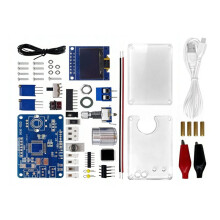 Kit D'Oscilloscope LCD DOS 0,96 Pouce, Microcontrôleur BSTC 5 V CC, Composants Électroniques à Monter Soi-Même, Interface Micro-USB