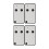 4PCS Remote Control 433.92MHz for Roger E80 TX52R Garage Door Remote Control Handheld Transmitter 1
