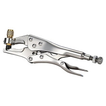 Pinza Idraulica per Crimpatura di Tubi di Recupero Refrigerante per Condizionatori D'Aria, Pinza Autobloccante In Acciaio, Utensile Manuale.